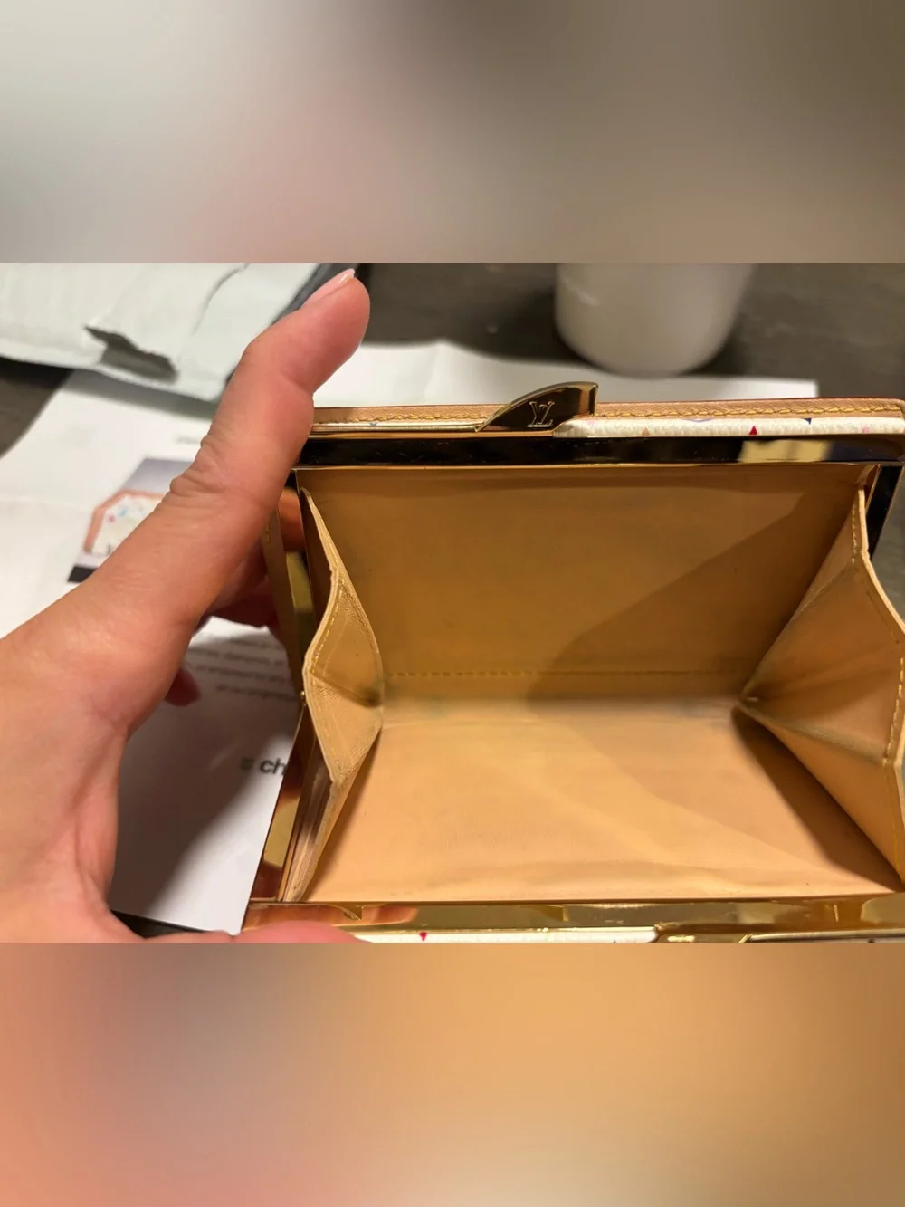 Louis Vuitton x Takashi Murakami Multicolore Viennois Wallet M92987 TH0016
